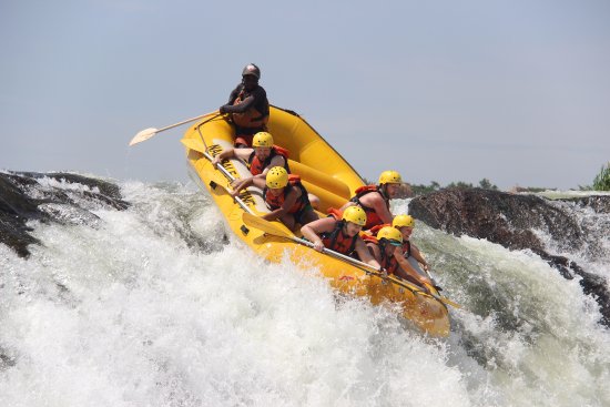 White water rafting in Uganda